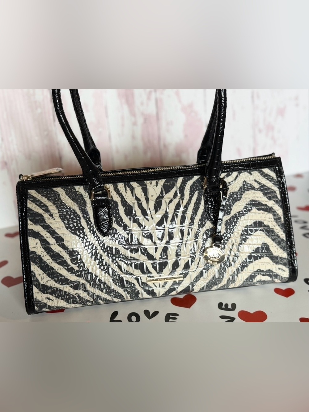 Brahmin Melbourne Collection Sophia Everlasting Encore Satchel Bag $385 FIRM $ - Picture 8 of 13